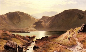  Percy Art Painting - Easdale Tarn Westmoreland landscape Sidney Richard Percy
